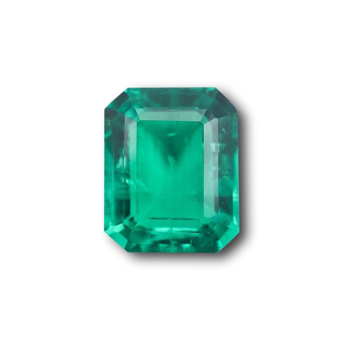 4.65ct | Step Cut Emerald Shape Lab Emerald