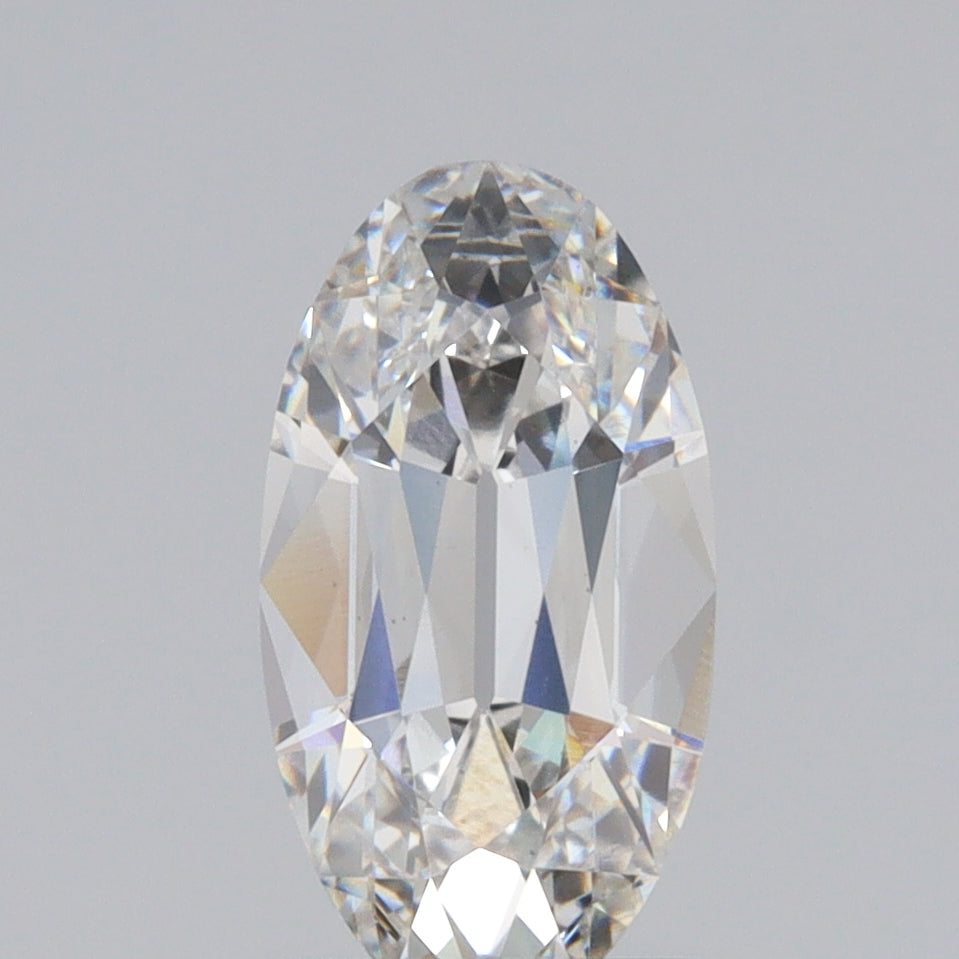 1.60ct | F/VS1 Oval Shape Old Mine Cut Lab Diamond (IGI)