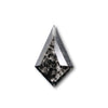 1.57ct | Salt & Pepper Kite Shape Step Cut Lab Diamond