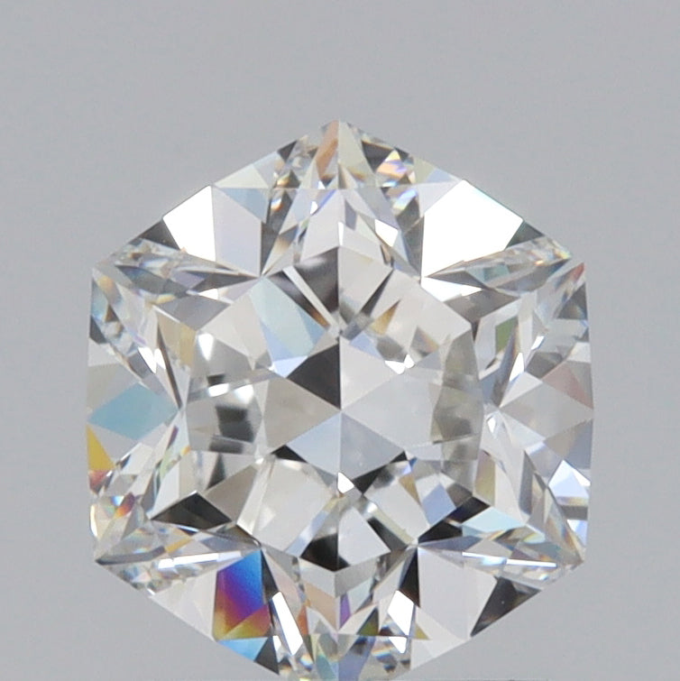 1.63ct | E/VVS2 Hexagon Shape Brilliant Cut Lab Diamond (IGI)-LITHOS Diamond