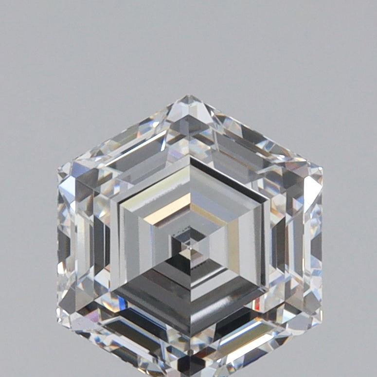 1.71ct | E/VS1 Hexagon Shape Step Cut Lab Diamond (IGI)