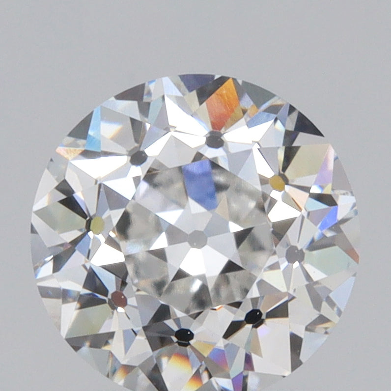1.80ct | E/VVS2 Round Shape Old European Cut Lab Diamond (IGI)