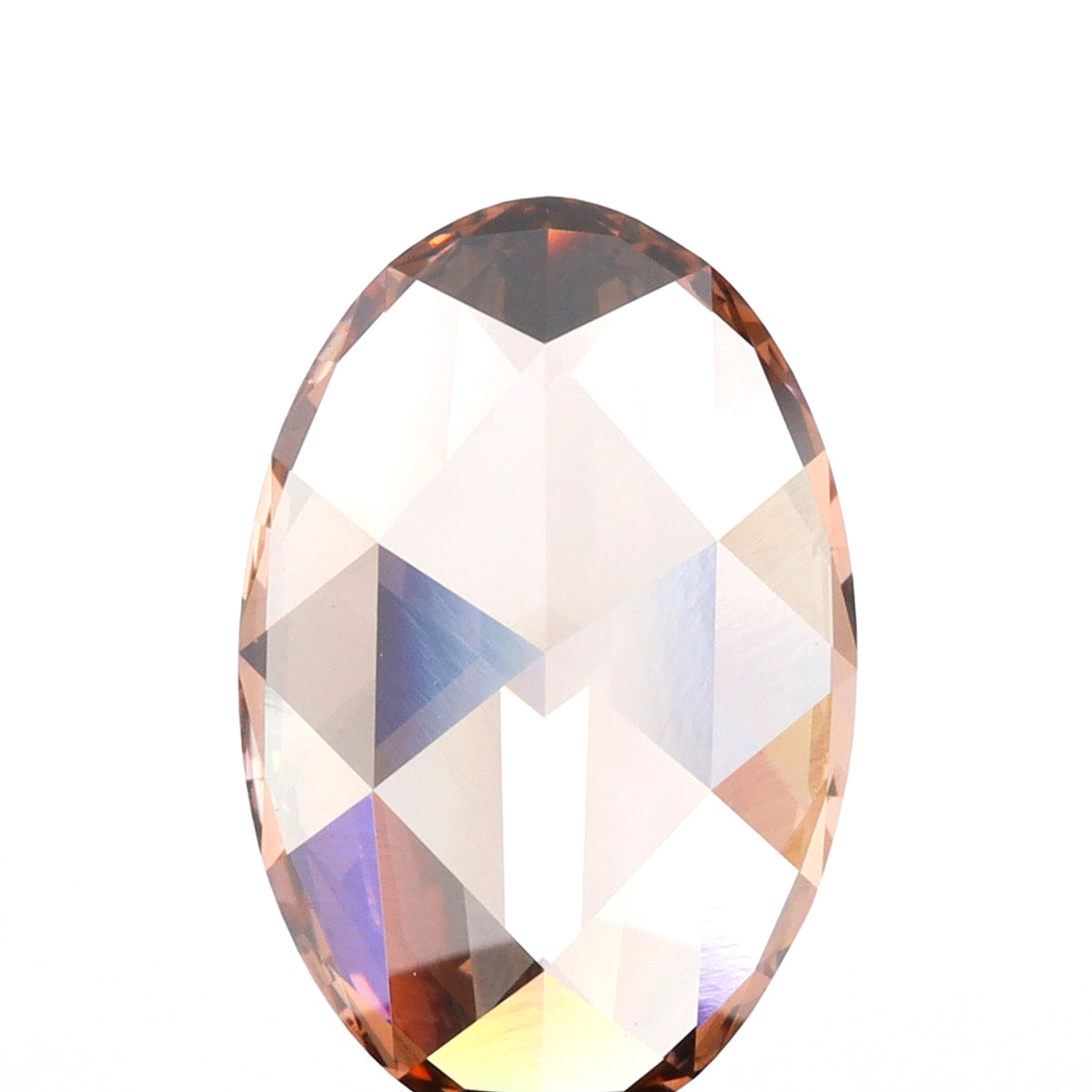 3.02ct | Fancy Brown/VVS2 Champagne Oval Shape Rose Cut Lab Diamond (IGI)