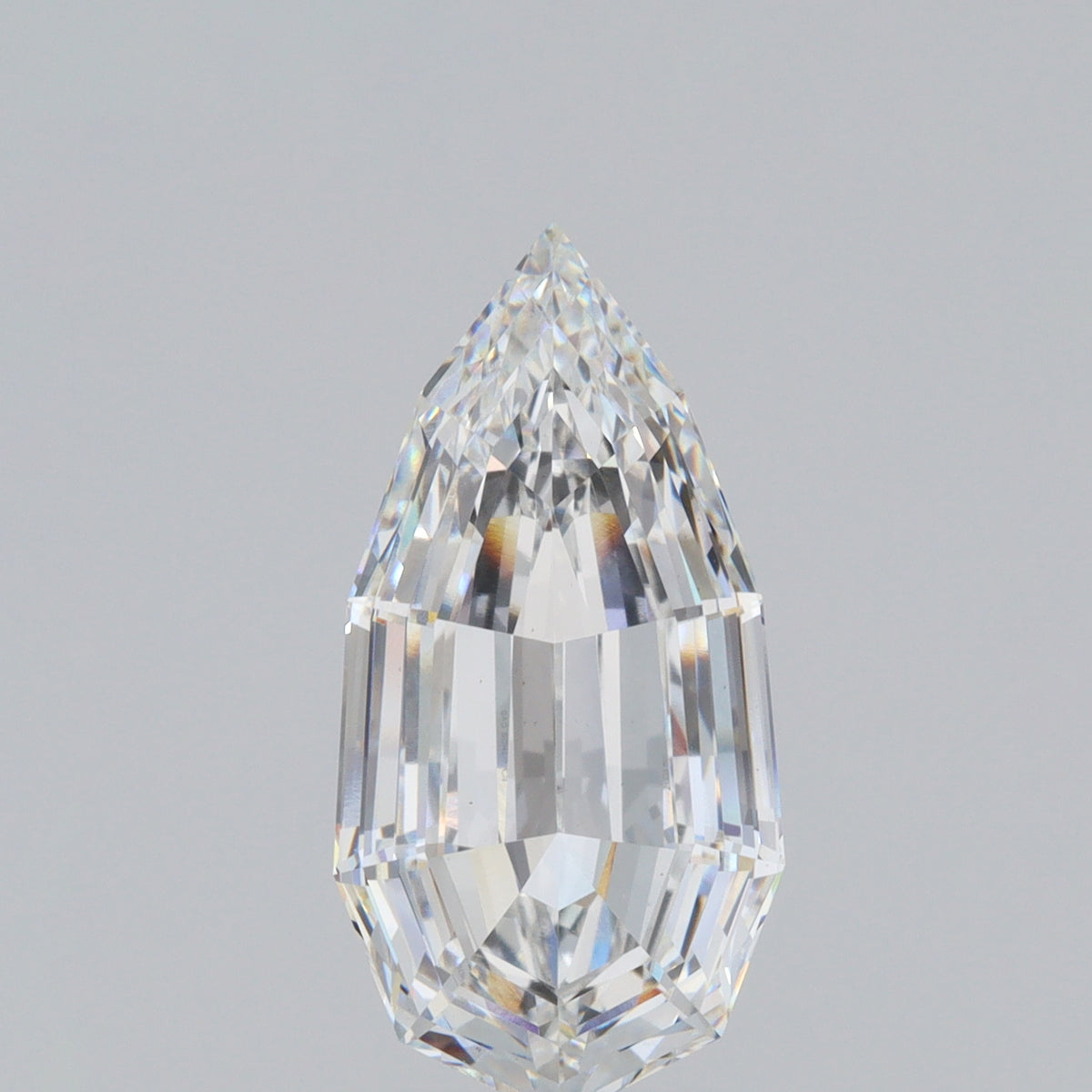 4.38ct | F/VS1 Pear Shape Step Cut Lab Diamond (IGI)-LITHOS Diamond