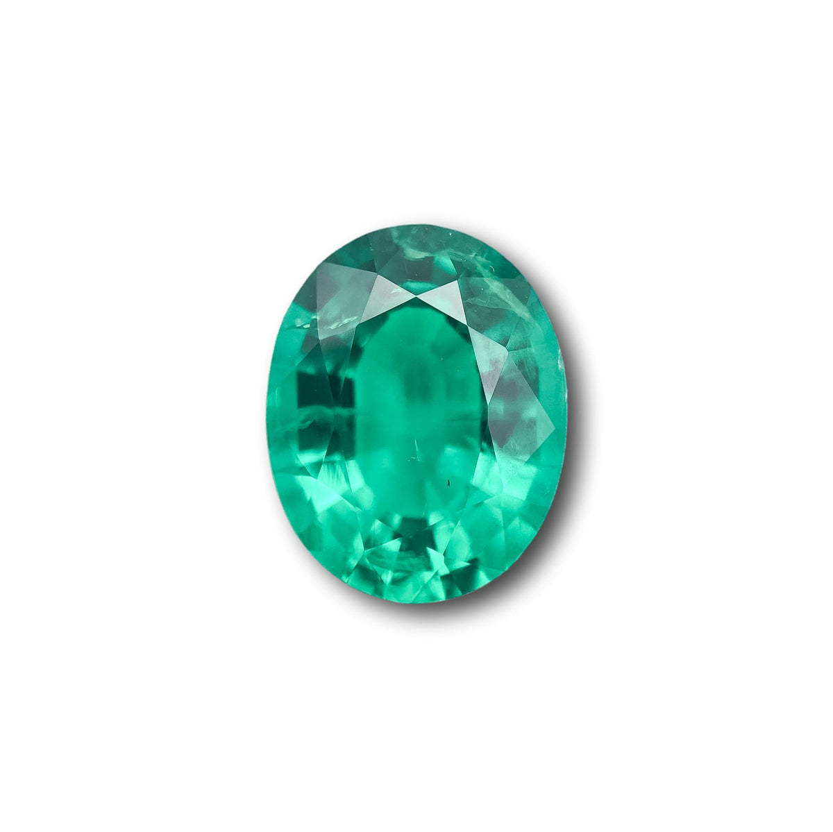 7.72ct | Brilliant Cut Oval Shape Lab Emerald