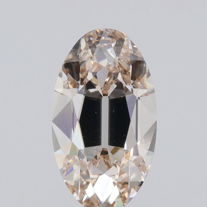 2.85ct | L/VS1 Champagne Oval Shape Old Mine Cut Lab Diamond (IGI)