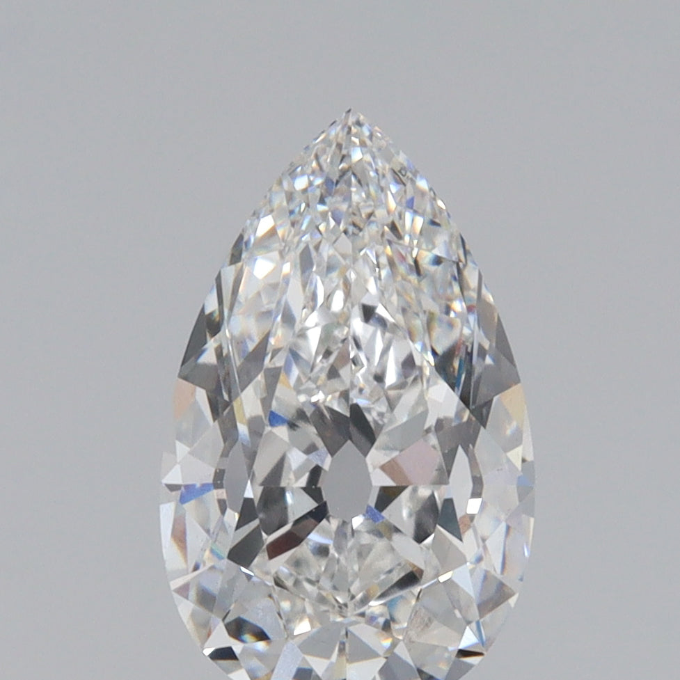 1.92ct | E/VS1 Pear Shape Old Mine Cut Lab Diamond (IGI)-LITHOS Diamond