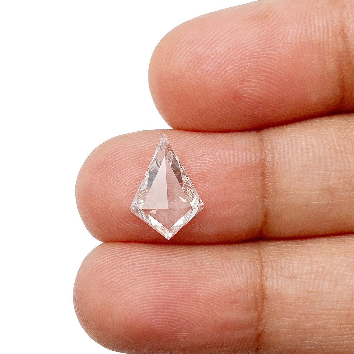 1.39ct | G/VVS2 Kite Shape Rose Cut Lab Diamond (IGI)-LITHOS Diamond