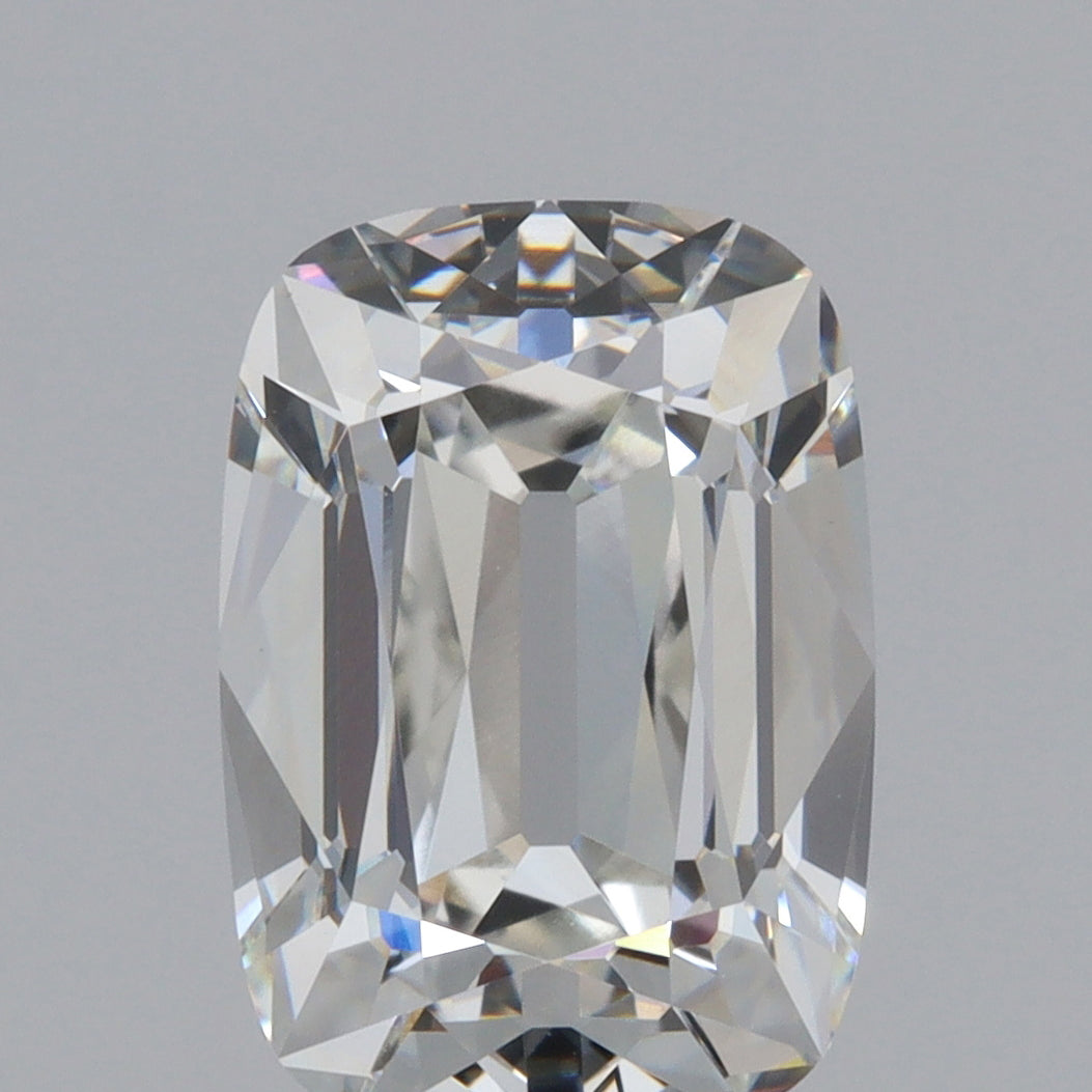 4.06ct | F/VVS2 Cushion Shape Old Mine Cut Lab Diamond (IGI)-LITHOS Diamond