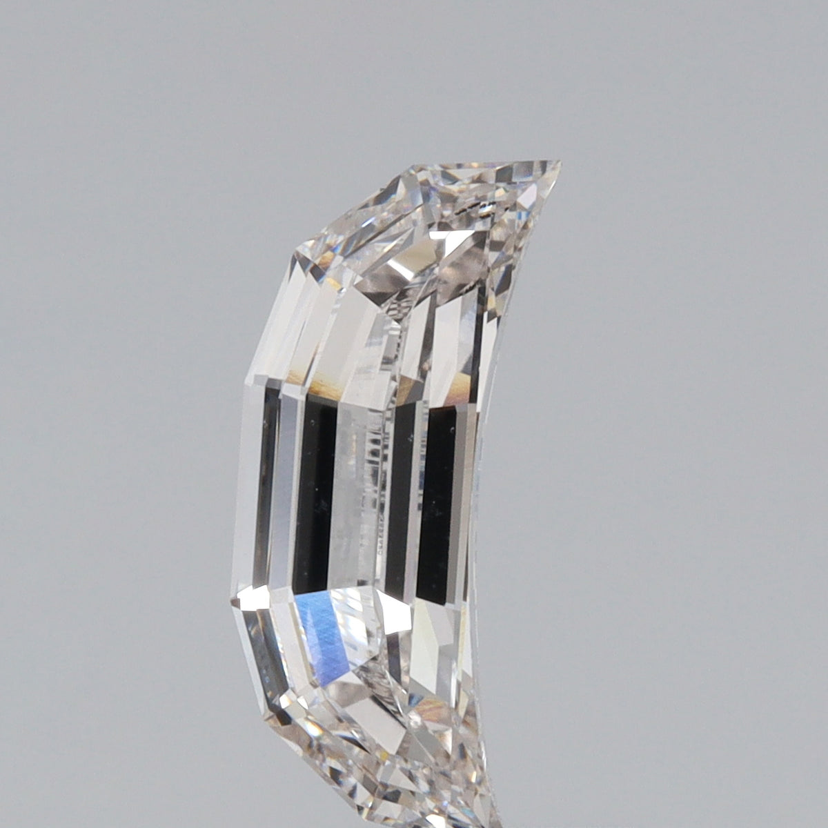 2.11ct | H/VS1 Half Moon Shape Step Cut Lab Diamond (IGI)-LITHOS Diamond
