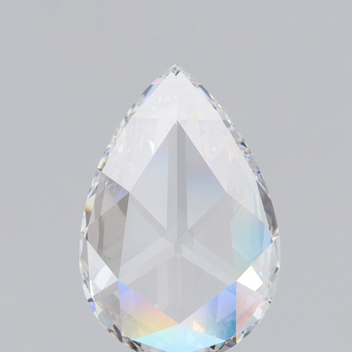 2.52ct | F/VS2 Pear Shape Rose Cut Lab Diamond (IGI)-LITHOS Diamond
