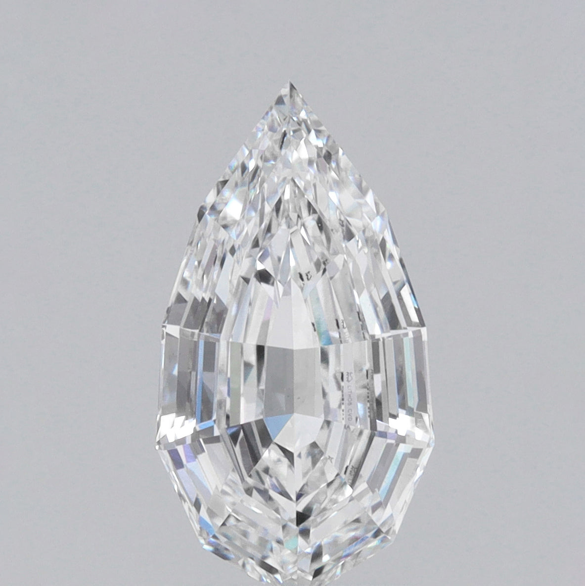 2.51ct | E/VS1 Pear Shape Step Cut Lab Diamond (IGI)