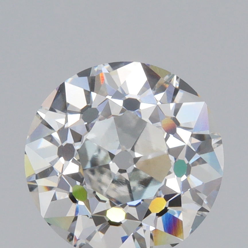 2.80ct | F/VVS2 Round Shape Old European Cut Lab Diamond (IGI)