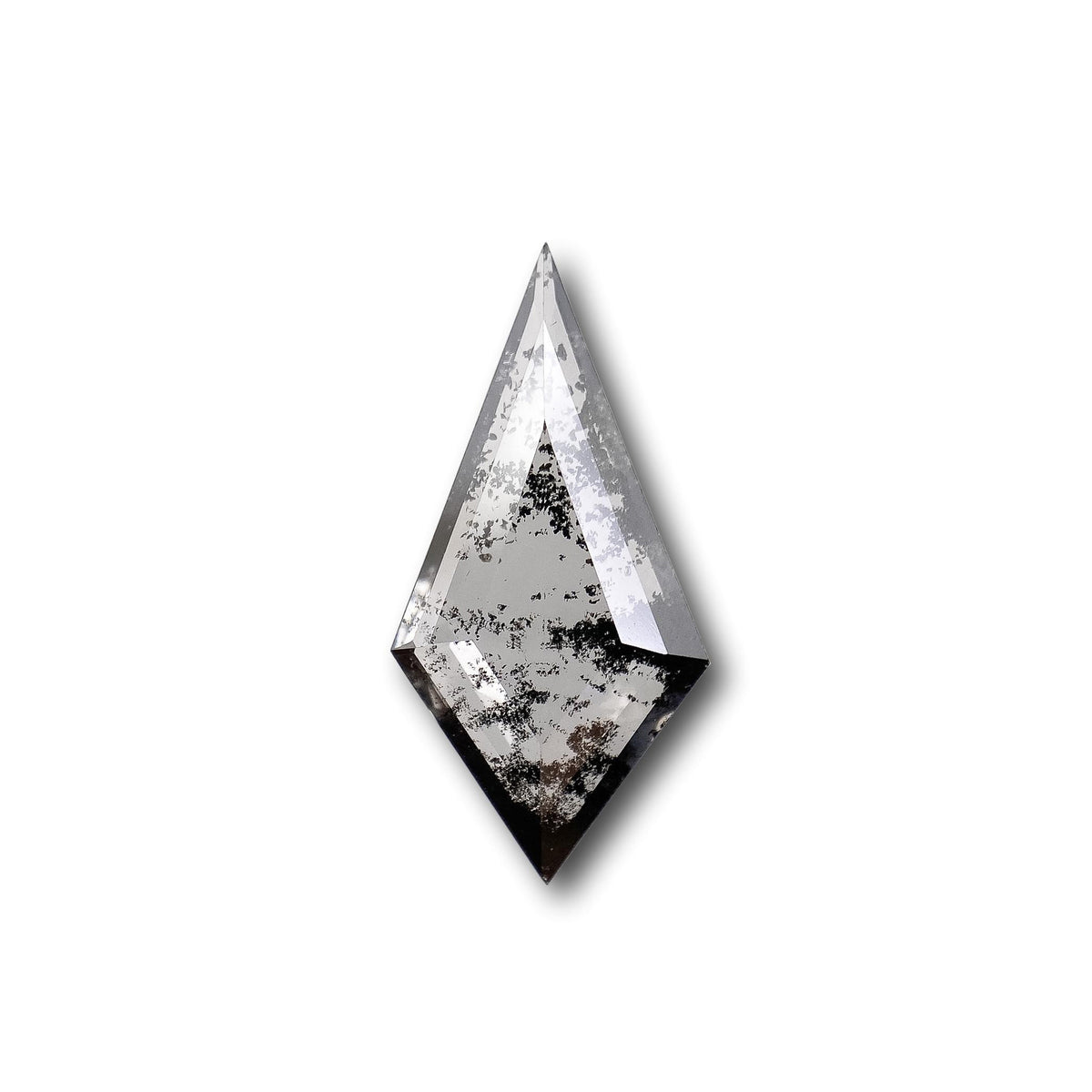 1.46ct | Salt & Pepper Kite Shape Step Cut Lab Diamond