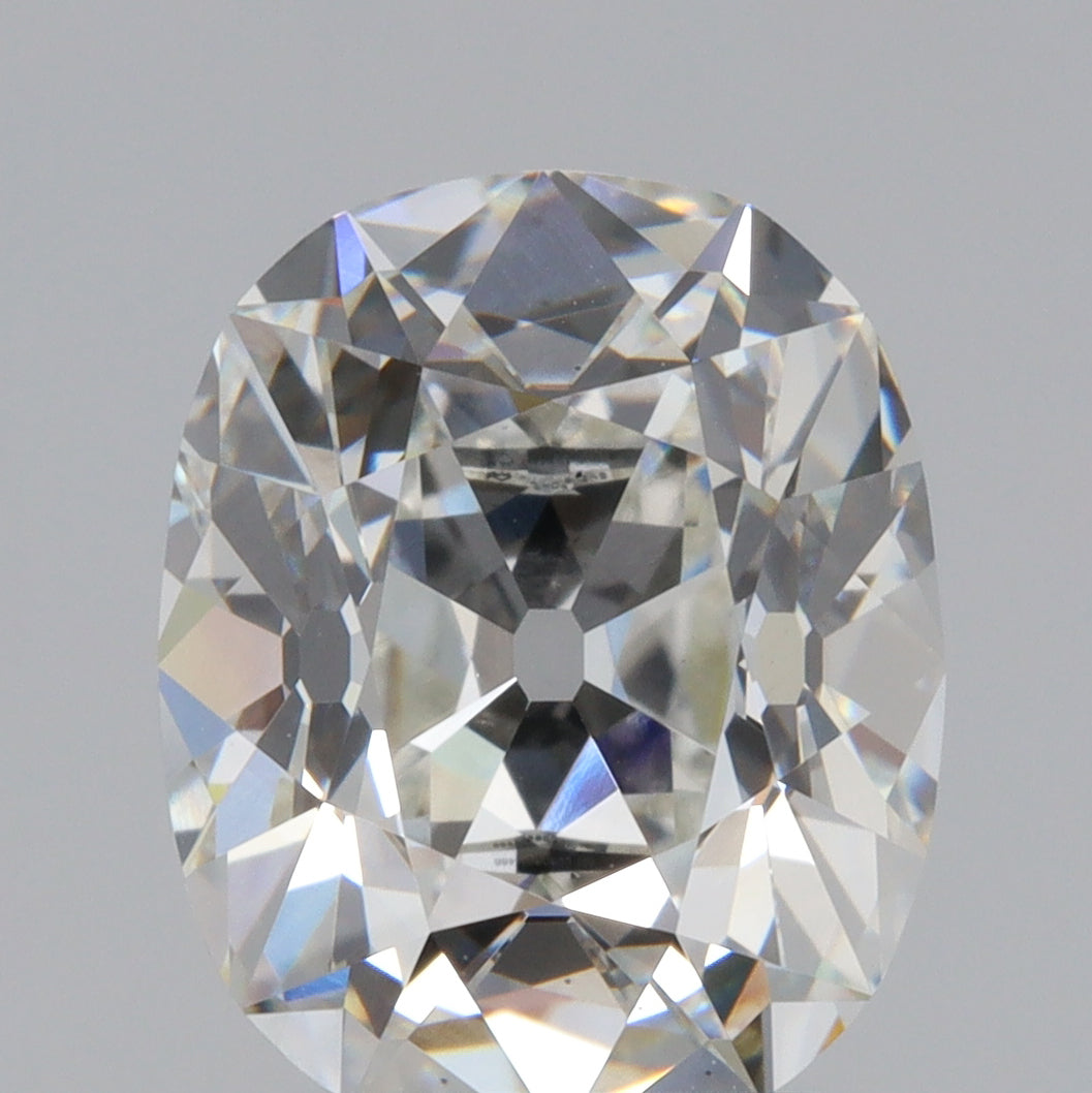 3.35ct | G/VS1 Cushion Shape Old Mine Cut Lab Diamond (IGI)