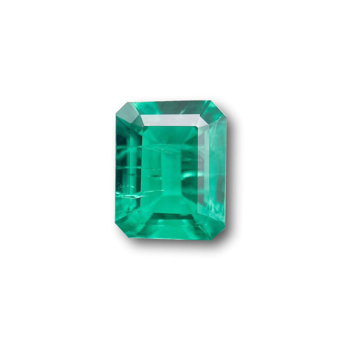 3.35ct | Step Cut Emerald Shape Lab Emerald