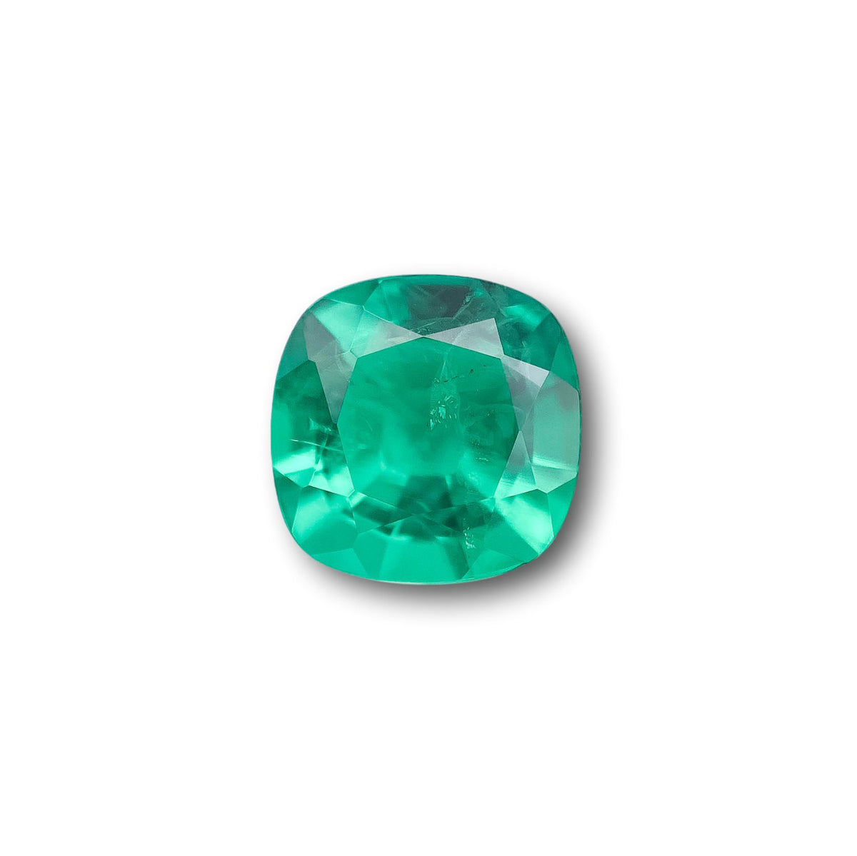 2.71ct | Brilliant Cut Cushion Shape Lab Emerald