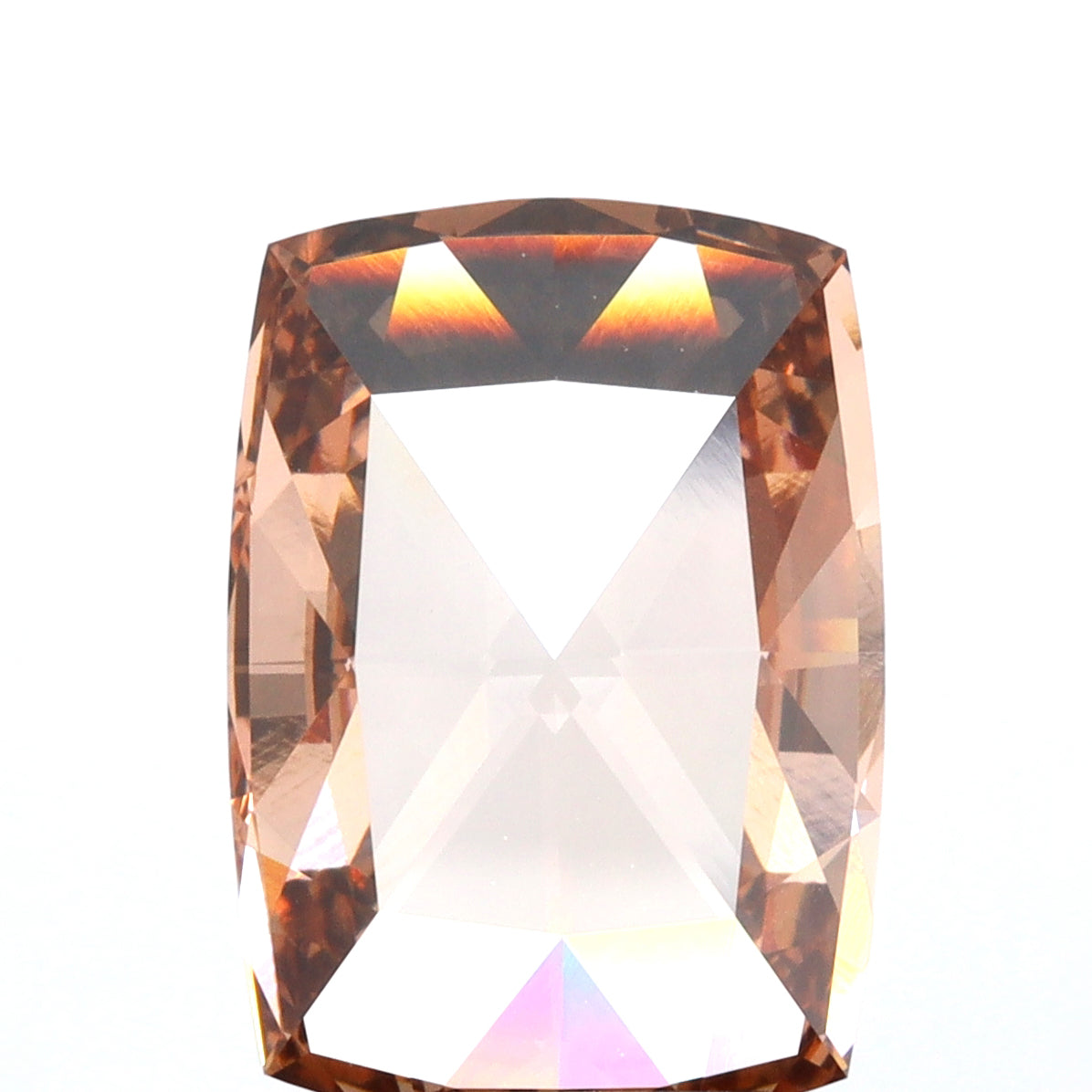 3.42ct | Fancy Brown/VVS2 Champagne Cushion Shape Rose Cut Lab Diamond (IGI)