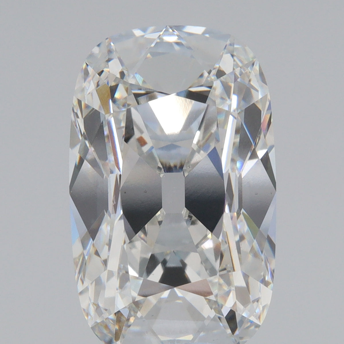 5.71ct | F/VS2 Antique Cushion Shape Old Mine Cut Lab Diamond (IGI)
