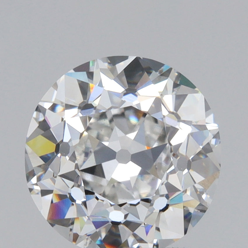2.71ct | E/VVS2 Round Shape Old European Cut Lab Diamond (IGI)