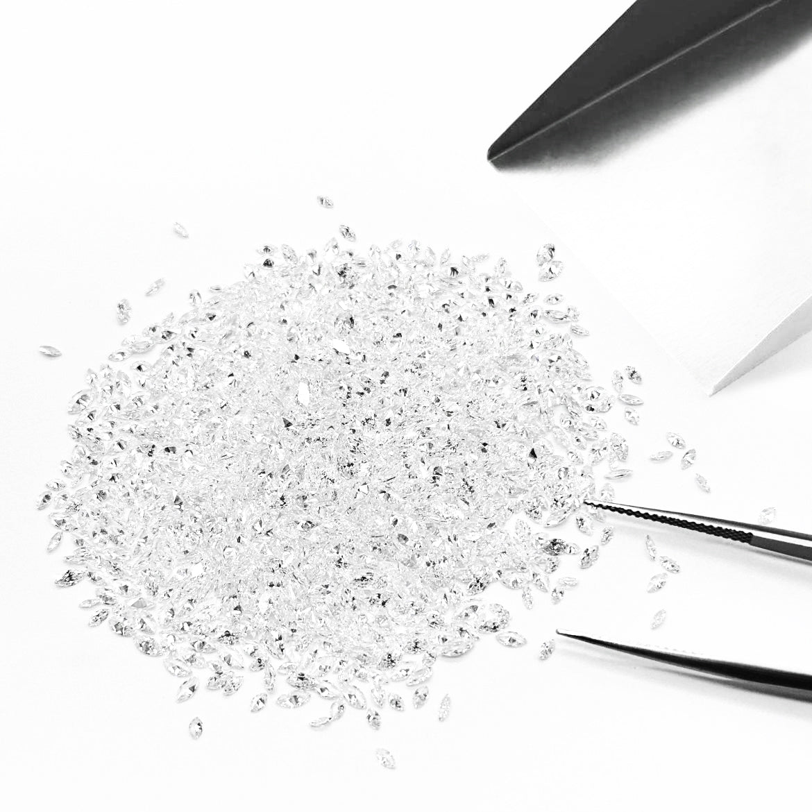 Marquise Shape Brilliant Cut Calibrated Lab Diamond Melee