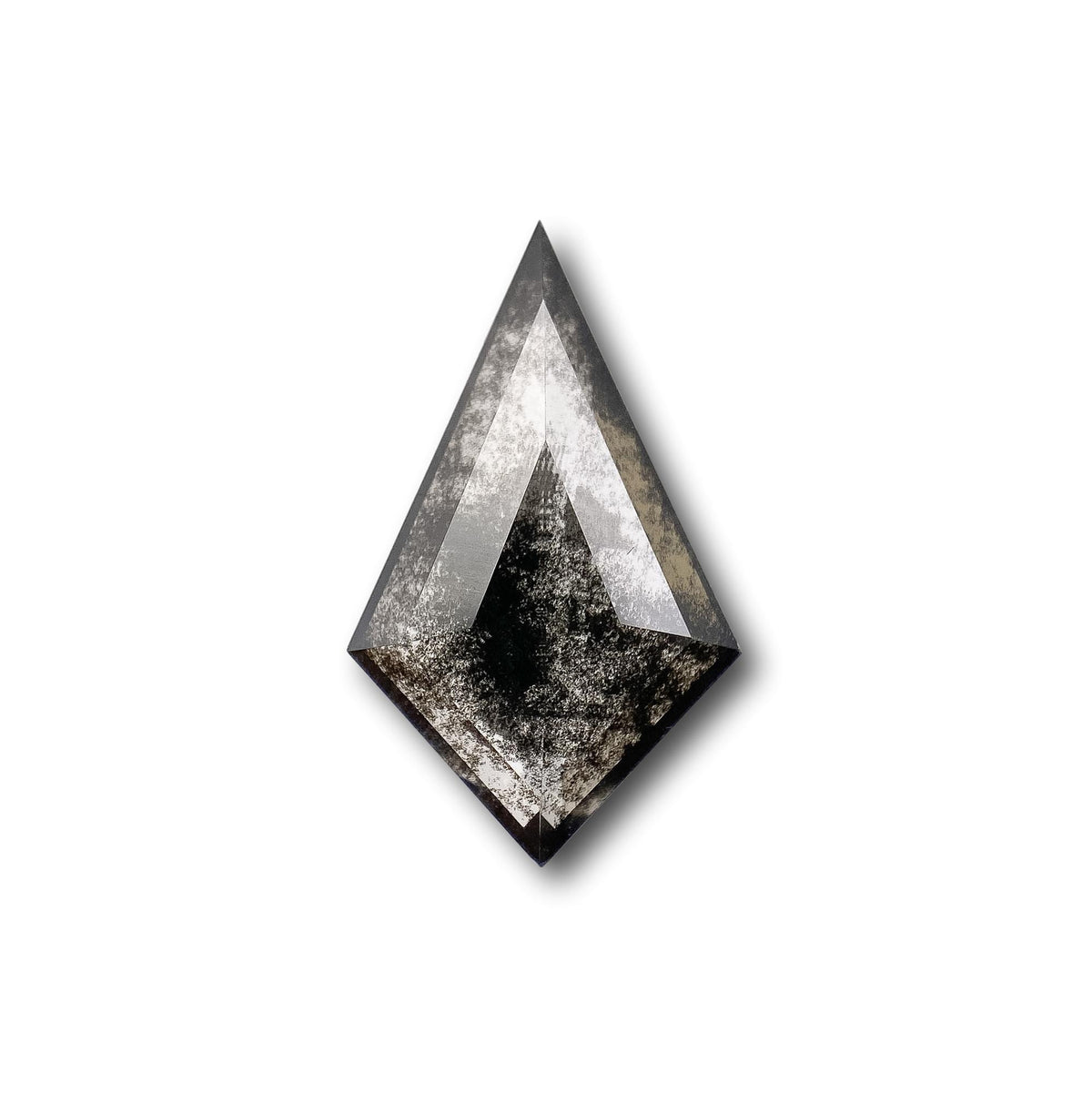 1.56ct | Salt & Pepper Kite Shape Step Cut Lab Diamond