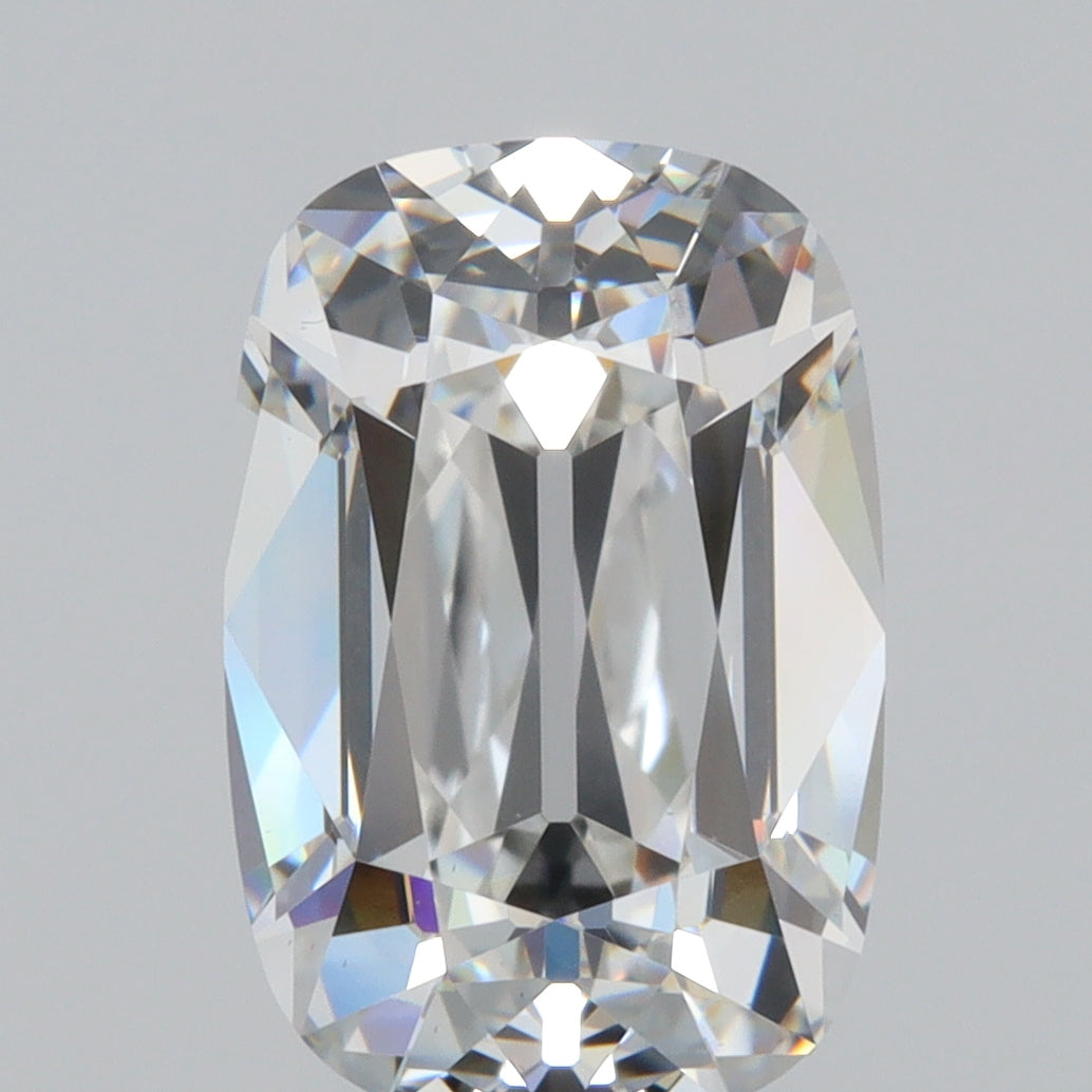 3.90ct | F/VS1 Cushion Shape Old Mine Cut Lab Diamond (IGI)