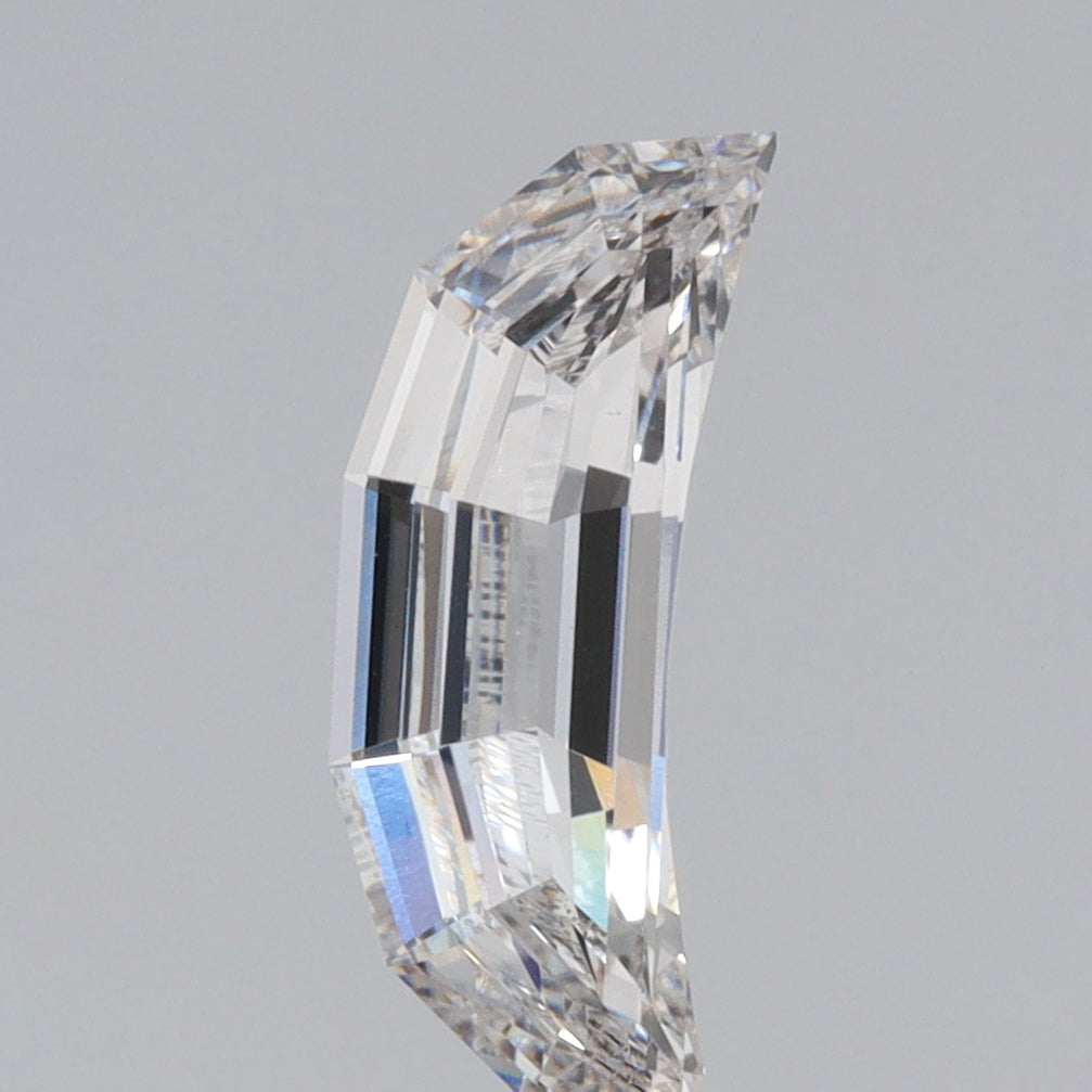 1.36ct | E/VVS2 Half Moon Shape Step Cut Lab Diamond (IGI)