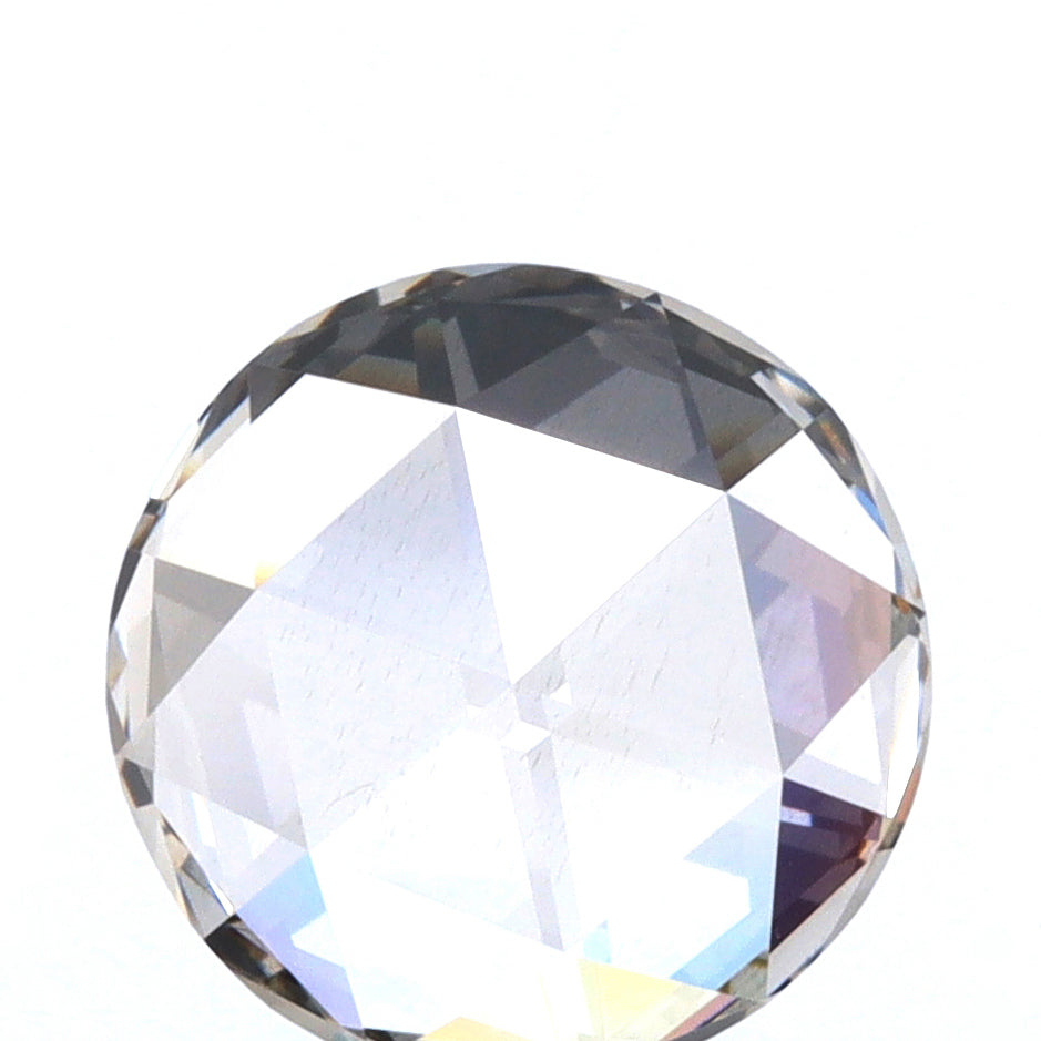 0.68ct | Brown/VS Champagne Round Shape Rose Cut Lab Diamond