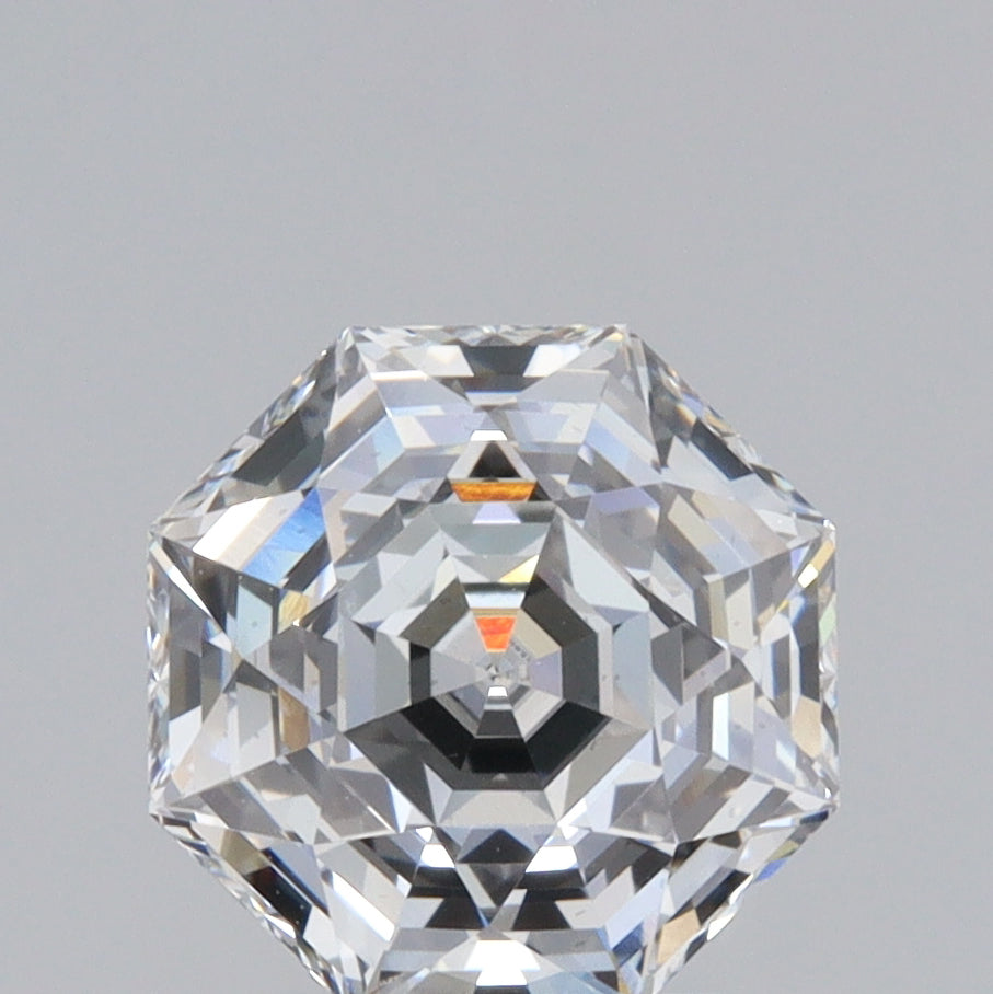 2.41ct | F/VS1 Octagon Shape Step Cut Lab Diamond (IGI)