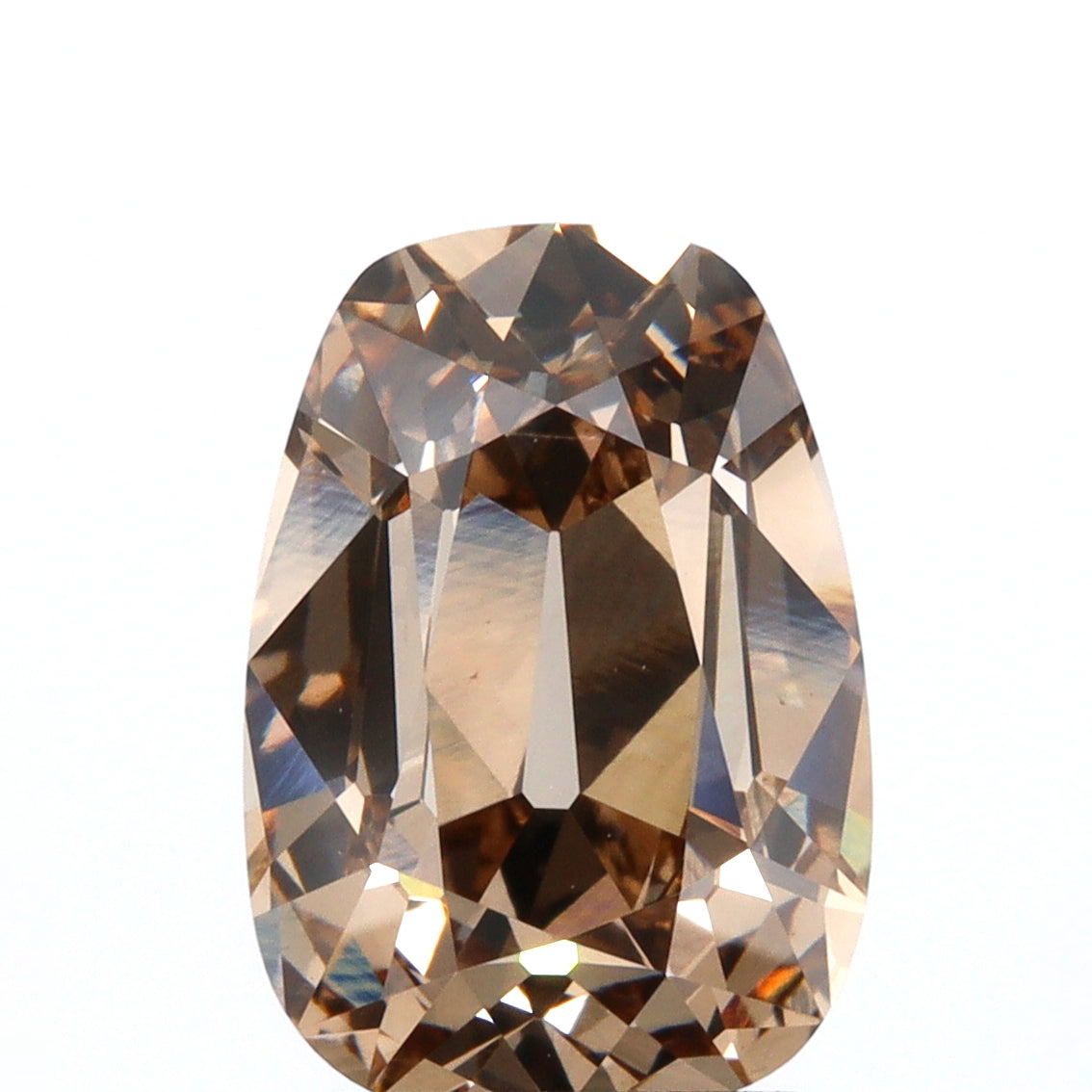2.67ct | Fancy Brown/VS1 Cognac Cushion Shape Old Mine Cut Lab Diamond (IGI)-LITHOS Diamond