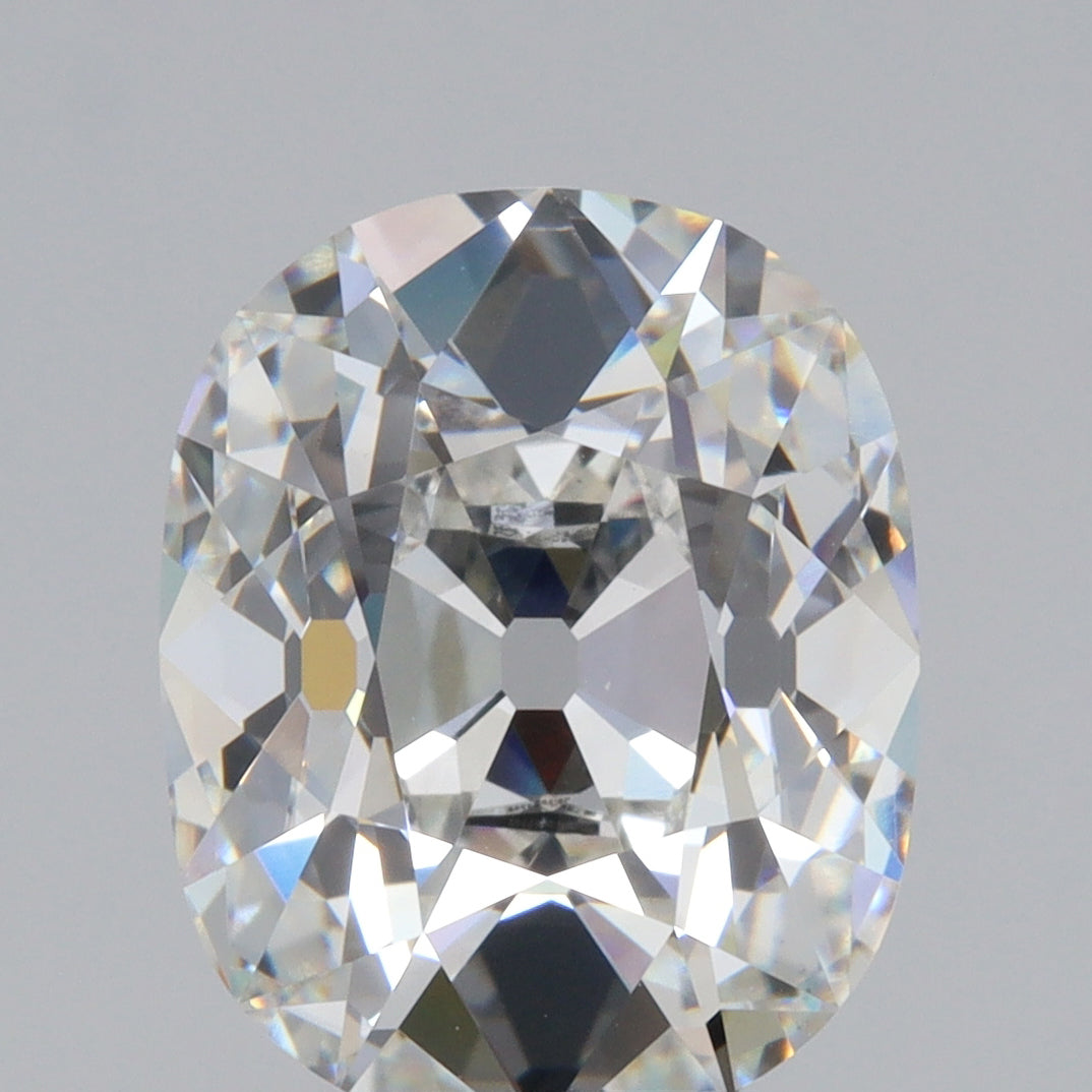 4.67ct | F/VVS2 Cushion Shape Old Mine Cut Lab Diamond (IGI)