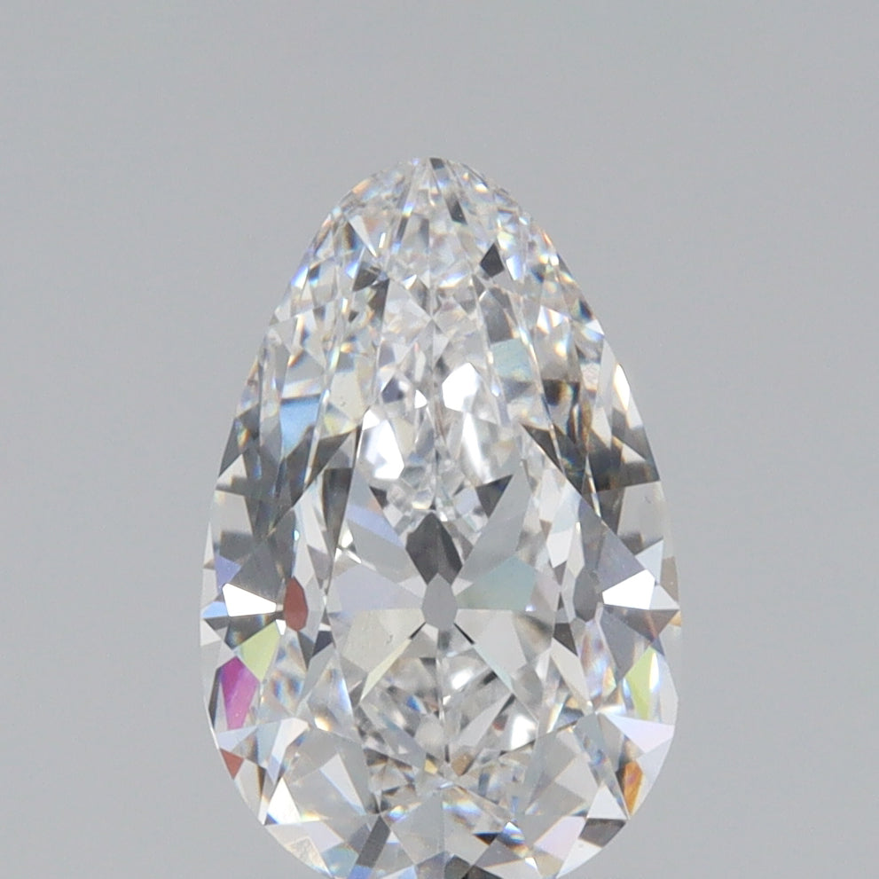 2.27ct | E/VS1 Pear Shape Old Mine Cut Lab Diamond (IGI)-LITHOS Diamond