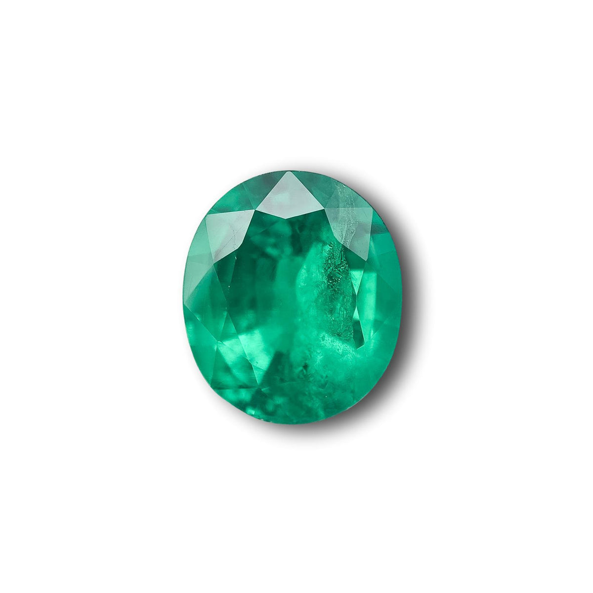 4.64ct | Brilliant Cut Oval Shape Lab Emerald