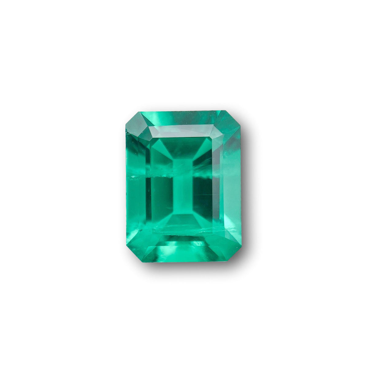 3.07ct | Step Cut Emerald Shape Lab Emerald