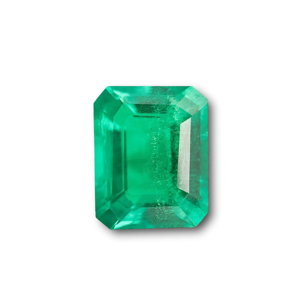 3.08ct | Step Cut Emerald Shape Lab Emerald
