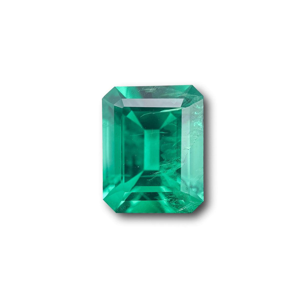 4.50ct | Step Cut Emerald Shape Lab Emerald