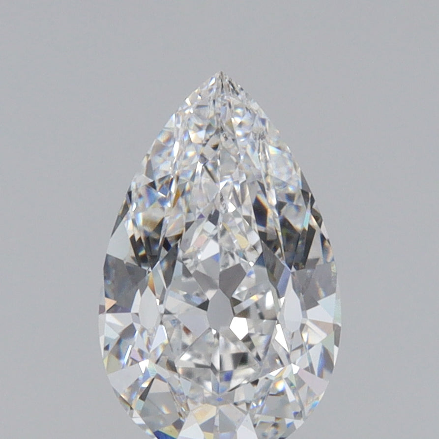 1.60ct | D/VS1 Pear Shape Old Mine Cut Lab Diamond (IGI)-LITHOS Diamond