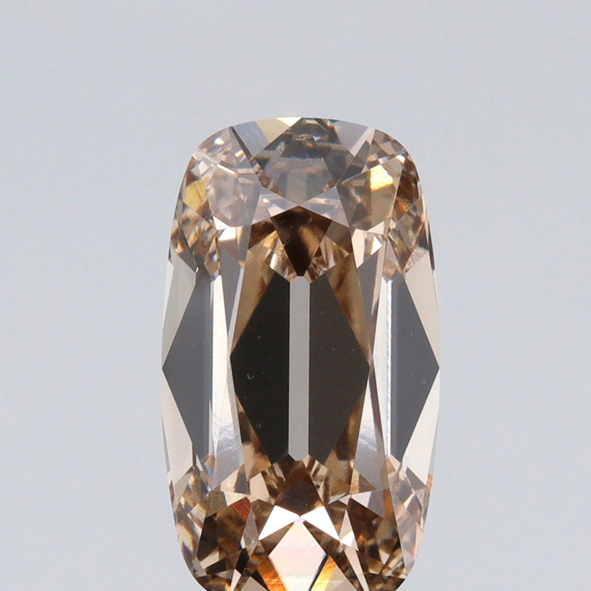 3.11ct | Q-R/VS1 Champagne Cushion Shape Old Mine Cut Lab Diamond (IGI)