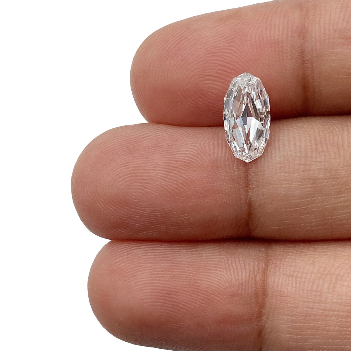 1.51ct | F/VS1 Oval Shape Step Cut Lab Diamond (IGI)-LITHOS Diamond