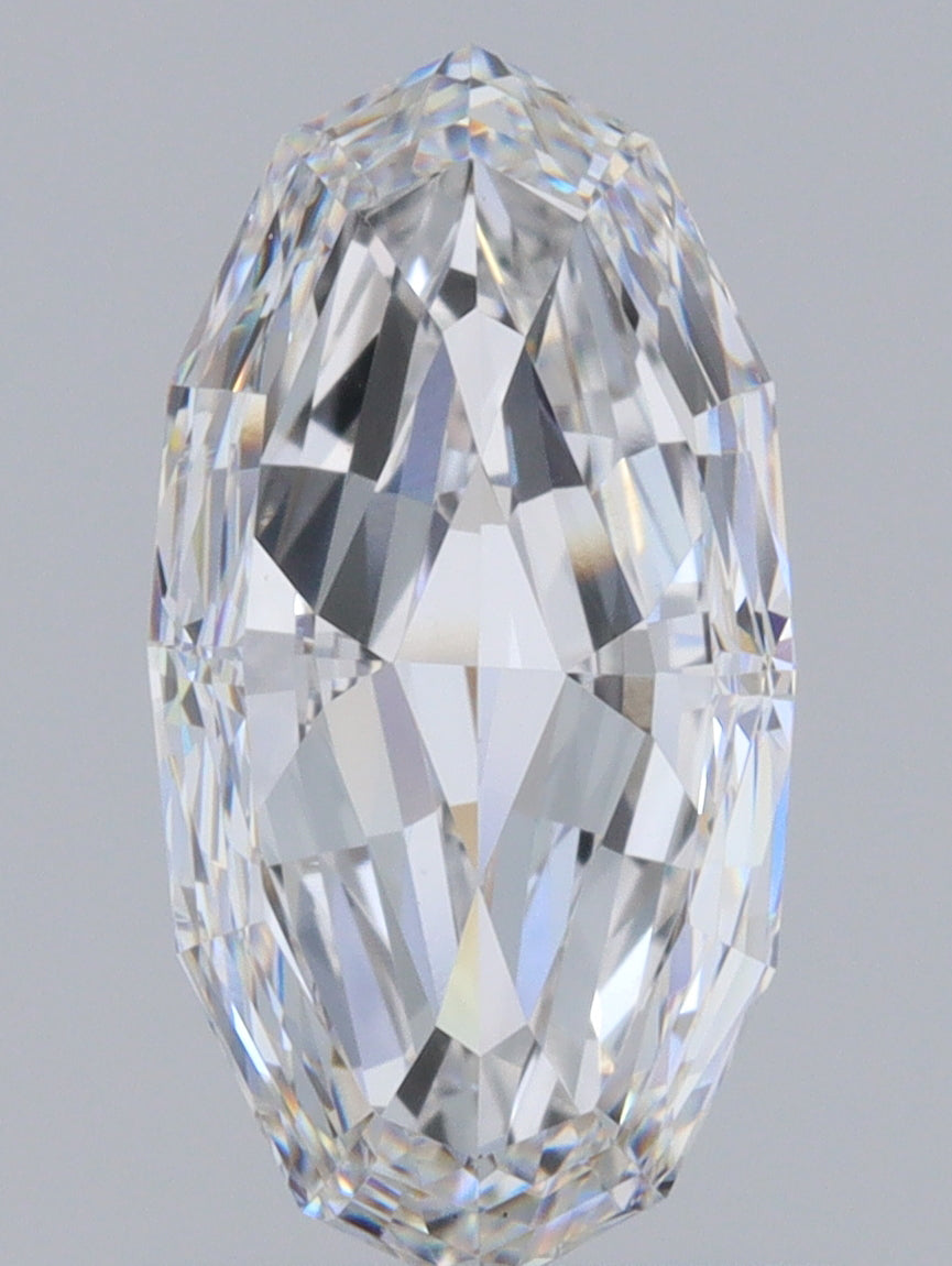 1.51ct | F/VS1 Oval Shape Step Cut Lab Diamond (IGI)-LITHOS Diamond