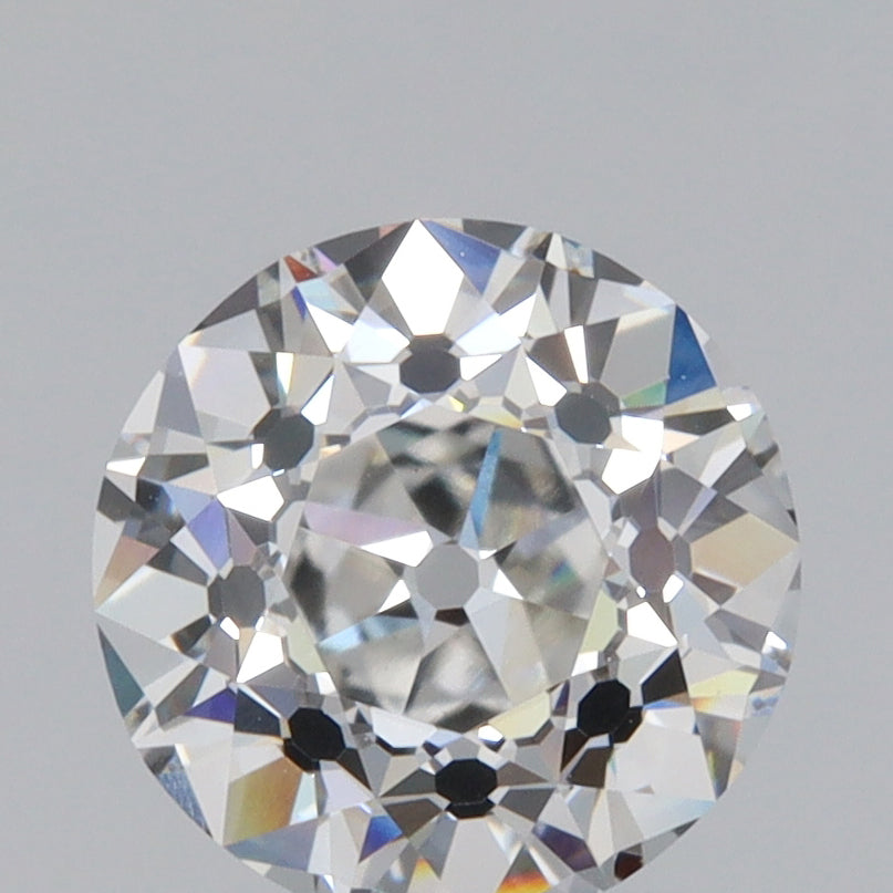 2.17ct | E/VVS2 Round Shape Old European Cut Lab Diamond (IGI)