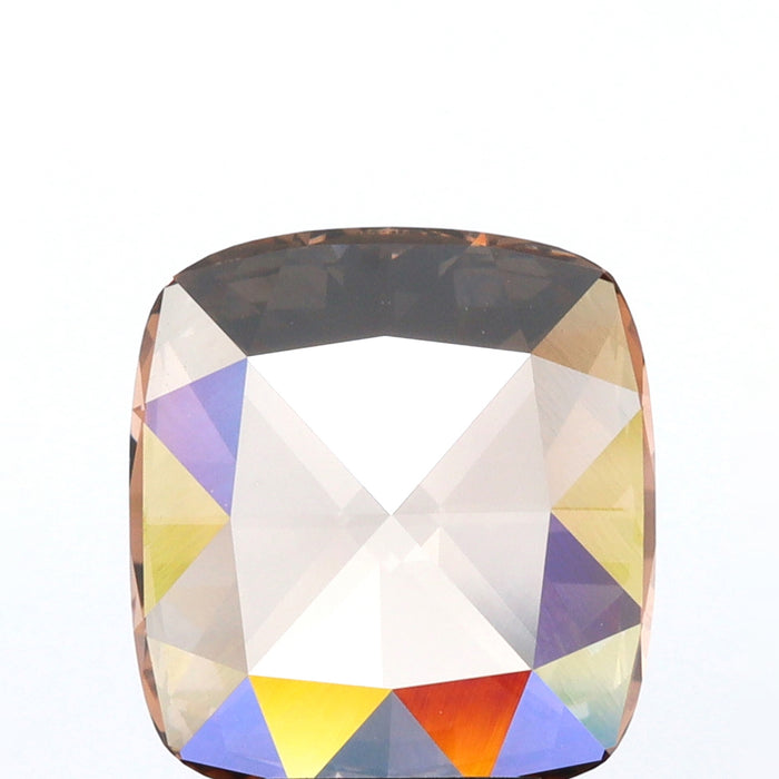 3.12ct | Fancy Brown/VVS1 Champagne Cushion Shape Rose Cut Lab Diamond (IGI)