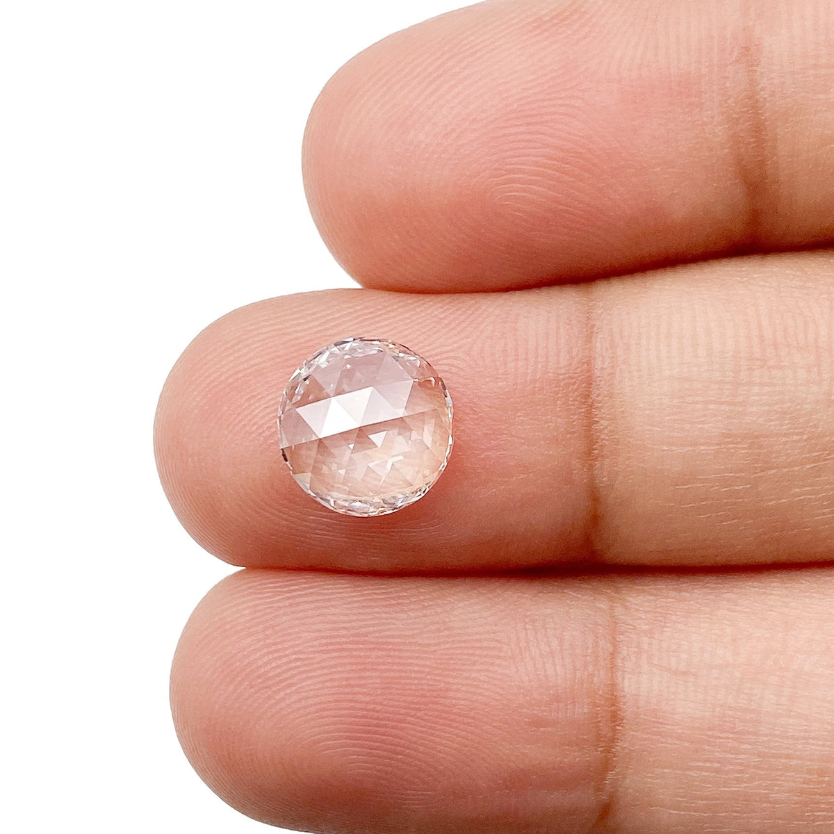 1.53ct | E/VVS2 Round Shape Rose Cut Lab Diamond (IGI)-LITHOS Diamond