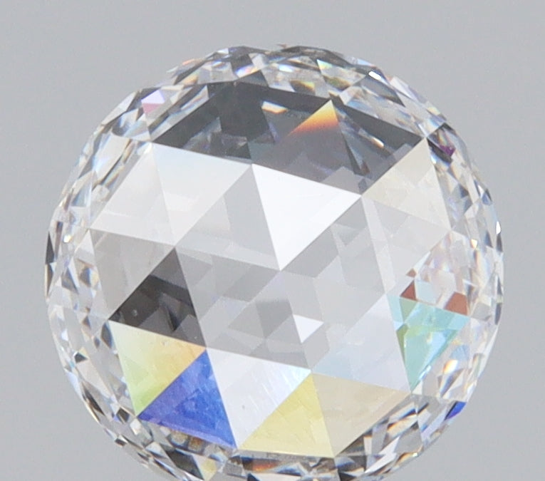 1.53ct | E/VVS2 Round Shape Rose Cut Lab Diamond (IGI)-LITHOS Diamond