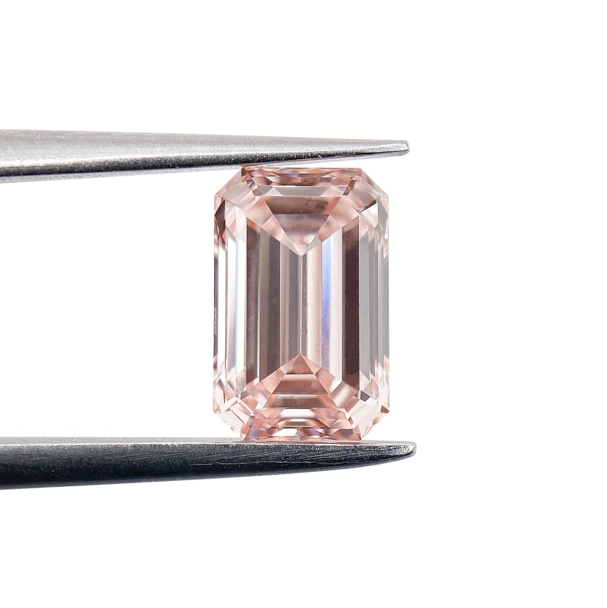 1.54ct | Fancy Intense Pink/VS1 Emerald Shape Step Cut Lab Diamond (IGI)-LITHOS Diamond