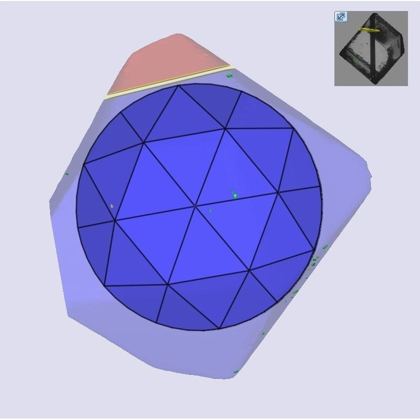 1.54ct | G/VS1 Round Shape Rose Cut Lab Diamond (IGI)-LITHOS Diamond