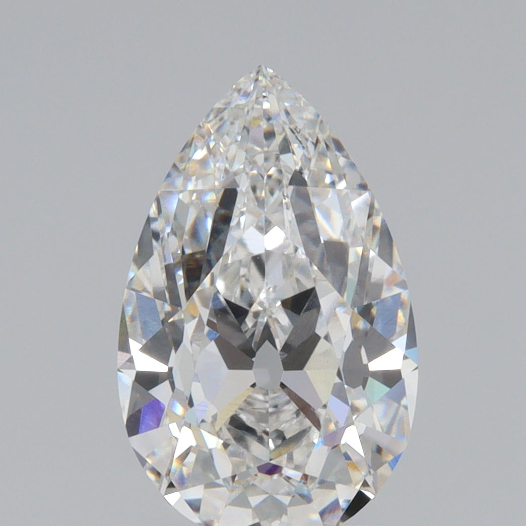 2.76ct | E/VVS2 Pear Shape Old Mine Cut Lab Diamond (IGI)