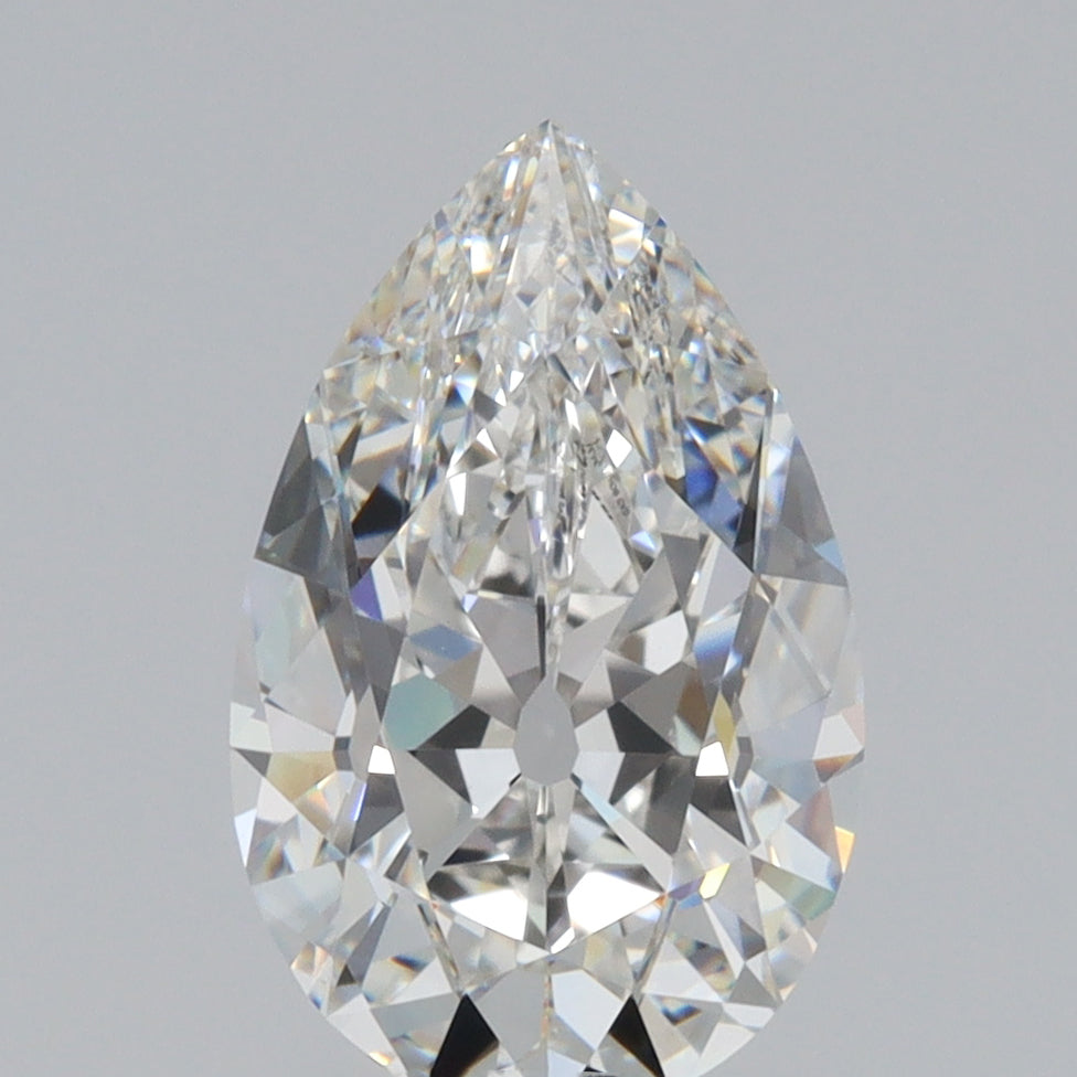 2.40ct | F/VVS2 Pear Shape Old Mine Cut Lab Diamond (IGI)