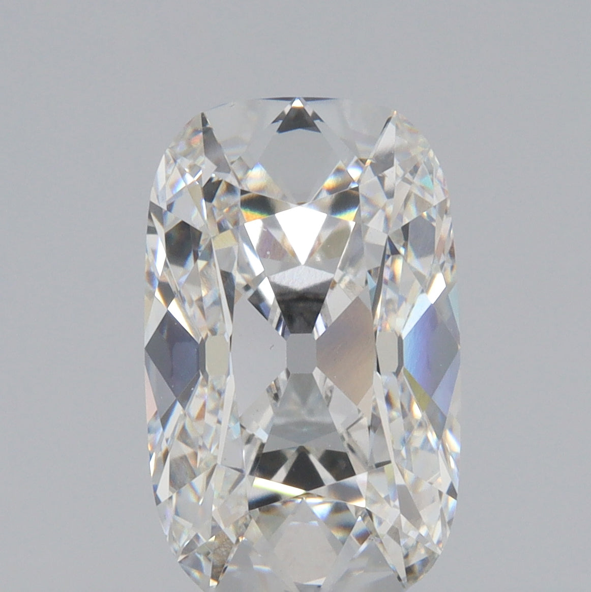 3.66ct | F/VVS2 Antique Cushion Shape Old Mine Cut Lab Diamond (IGI)